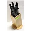 Image 1 : INGENIA KNIFE BLOCK W/ ASSORTED KNIVES