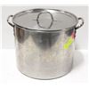 Image 1 : LARGE STAINLESS STEEL STOCK POT