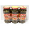 Image 1 : 3 PK MEZZETTA  DELI-SLICED HOT JALAPENO PEPPERS