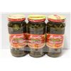 Image 1 : 3 PK MEZZETTA  DELI-SLICED HOT JALAPENO PEPPERS