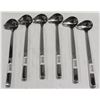 Image 1 : LOT OF 6 NEW JOHNSON ROSE 1OZ. S/S LADLES W/ LIP