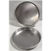 LOT OF 2 NEW ALUMINUM 11" PIZZA PANS