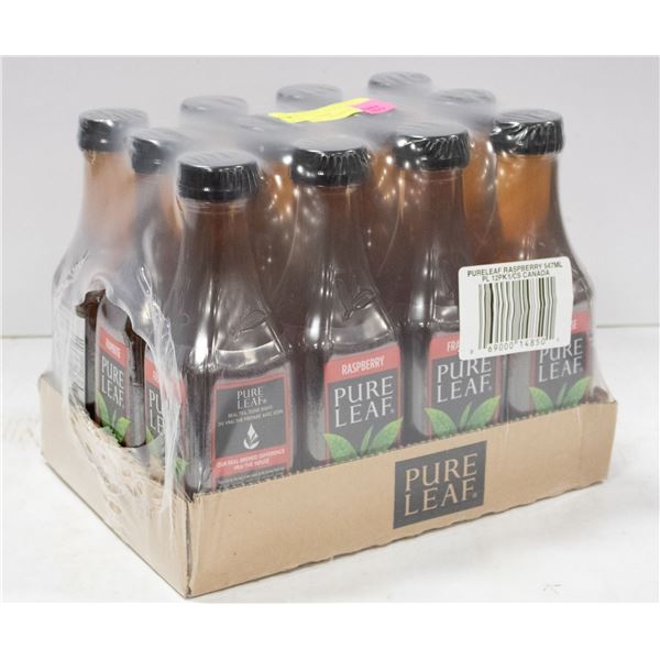 CASE OF PURE LEAF RASPBERRY ICED TEA 547 mL BOTTL