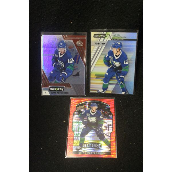 LOT OF 3 ELIAS PETTERSON CARDS