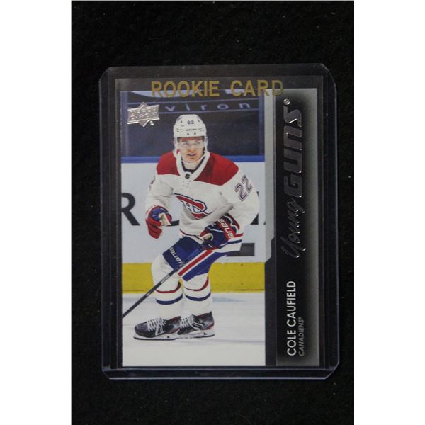 21-22 UD SERIES 1 COLE CAUFIELD RC YOUNG GUNS