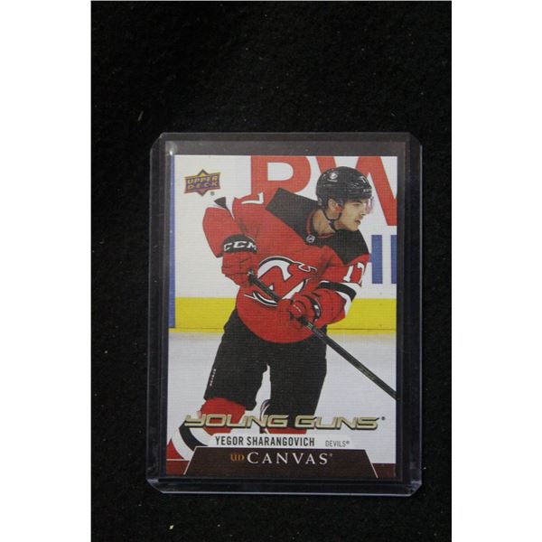 20-21 UD SERIES 2 YEGOR SHARANGOVICH RC YOUNG GUNS CANVAS