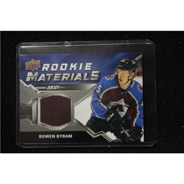 20-21 UD SERIES 2 BOWEN BYRAM RC JERSEY PATCH
