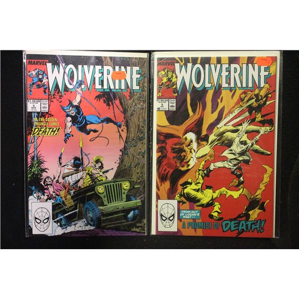 Wolverine (1988) #5 & #9 Lot of 2 Comics