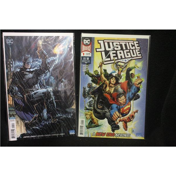 Justice League (2018) #1 Regular & Jim Lee Variant Cover Set of 2 Comics