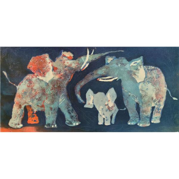 Edwin Salomon- Original Serigraph "Beginning of New Life"