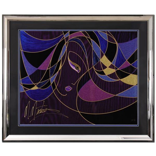 Martiros Manoukian, "Inspiration" Framed Limited Edition Mixed Media Silkscreen, PP Numbered and Han