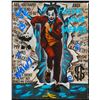 Image 2 : Nastya Rovenskaya- Original Mixed Media on Paper "Joker"