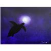 Image 2 : Wyland- Original Painting on Canvas "Deep Sea Swim"