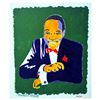 Image 1 : Wayne Ensrud ,"Count Basie" Hand Signed Original Painting with Letter of Authenticity.