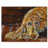 Image 1 : Elliot Fallas, "Best Friend" Original Oil Painting on Canvas, Hand Signed with Letter of Authenticit