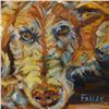 Image 2 : Elliot Fallas, "Best Friend" Original Oil Painting on Canvas, Hand Signed with Letter of Authenticit