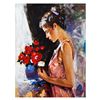 Image 1 : Igor Semeko- Hand Embellished Giclee on Canvas "Blessings"