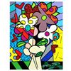Image 1 : Britto, "From Me" Hand Signed Limited Edition Giclee on Canvas; Authenticated.