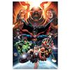 Image 1 : DC Comics, "Justice League, Darkseid War" Numbered Limited Edition Giclee on Canvas by Jason Fabok w