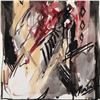Image 2 : Marta Wiley, Framed Original Mixed Media Painting, Hand Signed and Thumb Printed with Letter of Auth