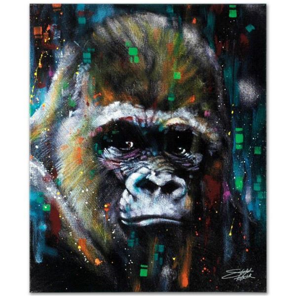 "Albert" Limited Edition Giclee on Canvas by Stephen Fishwick, Numbered and Signed. This piece comes