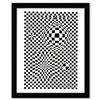 Image 1 : Victor Vasarely (1908-1997), "Vega de la serie Corpusculaires" Framed 1973 Heliogravure Print with L
