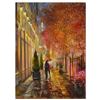 Image 1 : Vadik Suljakov, "April In Paris" Original Oil Painting on Canvas, Hand Signed with Letter of Authent