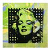 Image 1 : Gail Rodgers, "Marilyn Monroe" Hand Signed Original Hand Pulled Silkscreen Mixed Media on Canvas wit