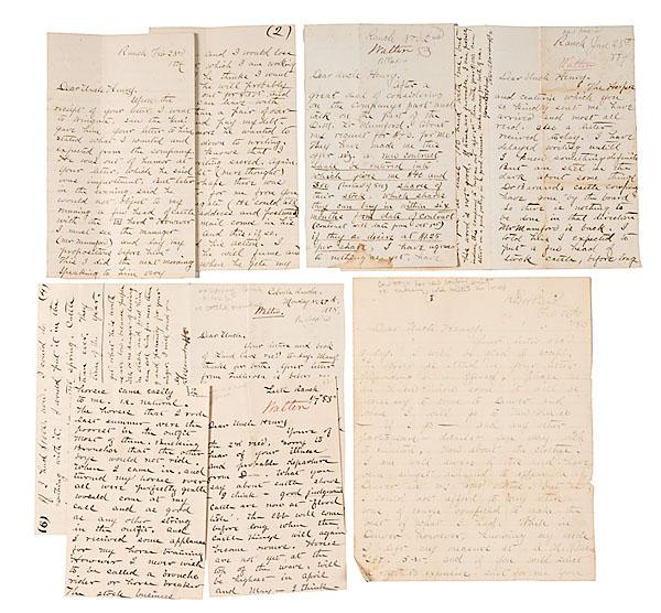 New Mexico Territory Cattle Ranch Letters,