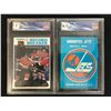 Image 1 : GCG HIGH GRADE HOCKEY CARD LOT (PHILADELPHIA FLYERS UNSCRATCHED RECORD BREAKER/ WINNIPEG JETS)