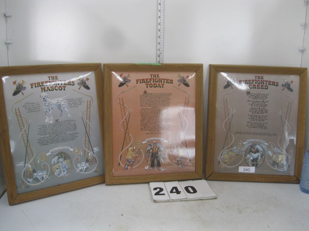 Fire Fighters Framed Posters
