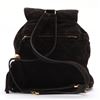 Image 2 : Chanel Dark Brown Quilted Suede CC Backpack