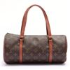 Image 1 : Louis Vuitton Brown Monogram Canvas Leather Papillon 30 cm Shoulder Bag