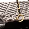 Image 7 : Chanel Vintage Black Quilted Patent Leather Grand Shopping Tote Bag