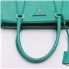 Image 6 : Prada Green Saffiano Leather Galleria Double Zip 2Way Bag