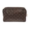 Image 1 : Louis Vuitton Brown Monogram Canvas Leather Trousse Toiletry 28cm Pouch Bag