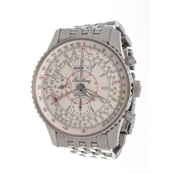 Breitling White Automatic Navitimer Watch