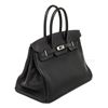 Image 3 : Hermes Black Leather Birkin 35cm Satchel Bag