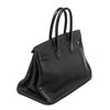 Image 4 : Hermes Black Leather Birkin 35cm Satchel Bag