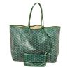 Image 1 : Goyard Green Leather St. Louis GM Tote Bag