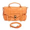 Image 1 : Proenza Orange Leather Suede Shoulder Bag