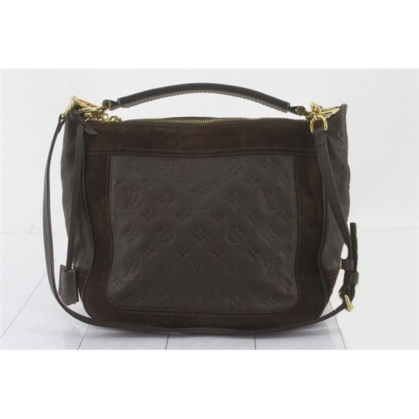 Louis Vuitton Brown Empreinte Monogram Leather Audacieuse PM Hobo Bag
