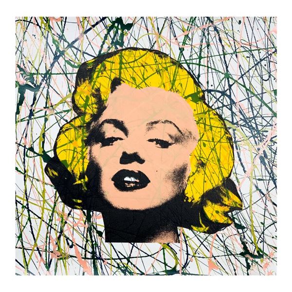 Marilyn Monroe State 2 by Steve Kaufman (1960-2010)