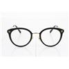 Image 1 : Chanel Black Gold-tone Pantos Trasparent Eyeglasses