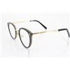 Image 2 : Chanel Black Gold-tone Pantos Trasparent Eyeglasses