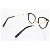 Image 3 : Chanel Black Gold-tone Pantos Trasparent Eyeglasses