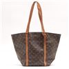 Image 2 : Louis Vuitton Brown Monogram Canvas Leather Sac Shopping Tote Bag