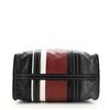 Image 4 : Balenciaga Bazar Convertible Tote Striped Leather Small Black, Multicolor, Red