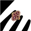 Image 3 : Natural Oval Rhodolite Garnet Ring