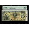 Image 1 : Bogota, Colombia, Banco Nacional de la Republica, 10 pesos specimen, 4-3-1895, series A, PMG Gem UNC